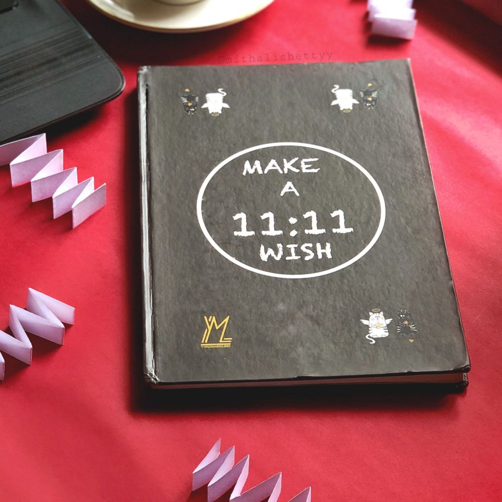 11:11 Unruled Notebook | MAke a wish diary | Youmadeline