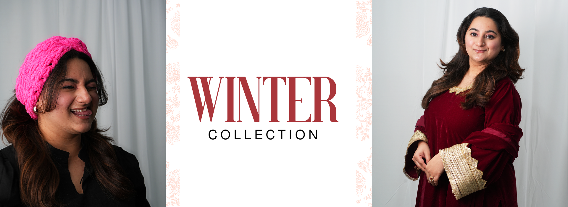 Winter Collection velvet cord set with matching headband for cozy seasonal styling